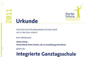 2011: Starke Schule (4. Platz)